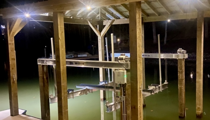 Boat Lift Installation Boat Lift Installation