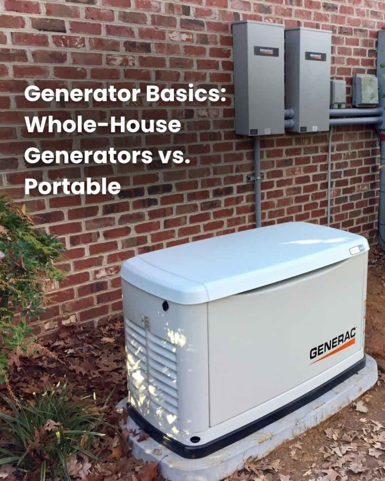 Generator Basics Mooresville Nc